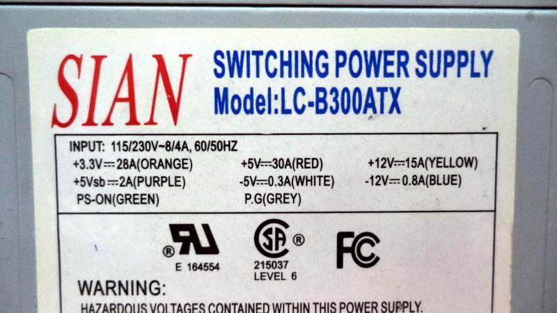 L&C SWITCHING POWER SUPPLY LC-B300ATX - PLC DCS SERVO Control MOTOR ...